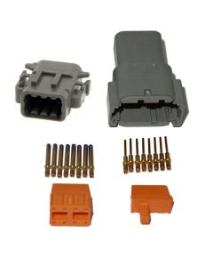 Deutsch DTM Series 8 Way Connector Kit with Gold Contacts