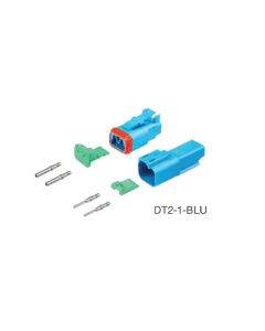Deutsch DT2-1-BLU DT Series 2 Pin Blue Connector Kit
