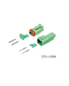 Deutsch DT2-1-GRN DT Series 2 Pin Green Connector Kit