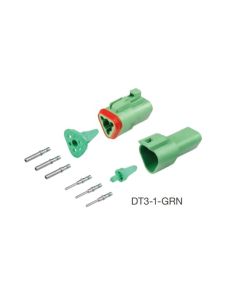 Deutsch DT3-1-GRN DT Series 3 Pin Green Connector Kit