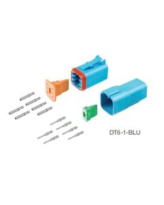 Deutsch DT6-1-BLU DT Series 6 Pin Blue Connector Kit