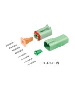 Deutsch DT4-1-GRN DT Series 4 Pin Green Connector Kit
