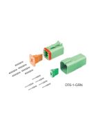 Deutsch DT6-1-GRN DT Series 6 Pin Green Connector Kit
